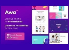 Awa – Portfolio WordPress Theme