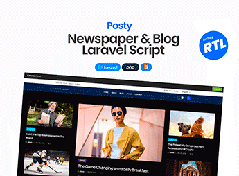 Posty – News Management System Laravel CMS