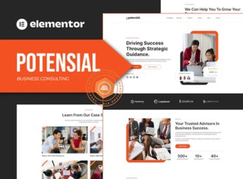 Potensial – Business Consulting Elementor Template Kit