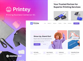 Printey – Printing Business Elementor Template Kit