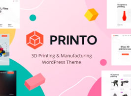 Printo – 3D Printing & Manufacturing WordPress Theme