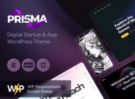 Prisma – Digital Startup & App WordPress Theme + AI