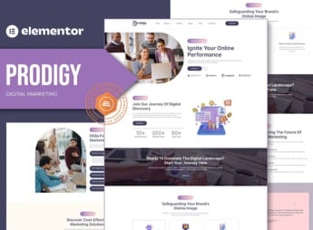 Prodigy – Digital Marketing Elementor Template Kit
