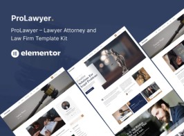 ProLawyer – Lawyer Attorney and Law Firm Template Kit