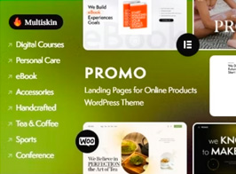 Promo – Landing Pages for Online Products WordPress Theme