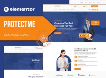 Protectme – Health Insurance Elementor Template Kit