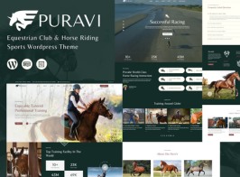 Puravi – Equestrian & Horse Riding Club WordPress Theme