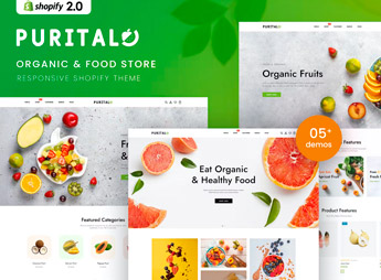 Purital – Organic & Food Store Shopify 2.0 Theme