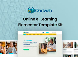 Qadwab – Online e-Learning Elementor Template Kit