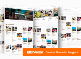 Qenews – Creative WordPress Theme for Bloggers