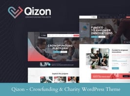 Qizon – Crowdfunding & Charity WordPress Theme