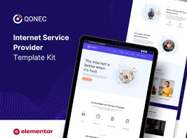 Qonec – Broadband & Internet Service Provider Template Kit