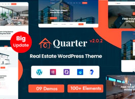 Quarter – Real Estate WordPress Theme
