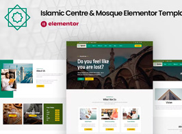 Qubsh – Islamic Centre & Mosque Elementor Template Kit