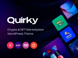 Quirky – NFT, Token & Blockchain WCFM Marketplace WordPress Theme