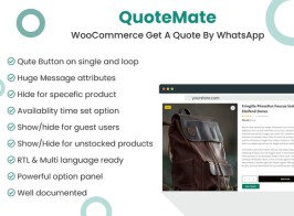 QuoteMate – WooCommerce Get A Quote By WhatsApp