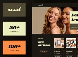 Raed – Organic Cosmetics And Natural Beauty Shop Elementor Template Kit