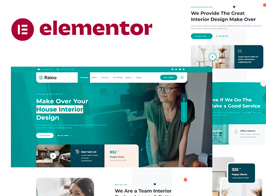 Raiou – Home Interior Design Elementor Template Kit