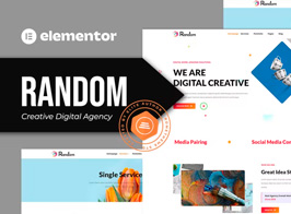 Random – Creative Digital Agency Elementor Template Kit