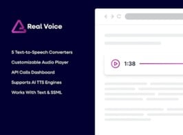 Real Voice – AI Text to Speech Plugin for WordPress