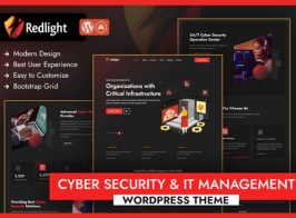 Redlight – Cyber Security & IT Management WordPress Theme