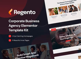 Regento – Business Agency Elementor Template Kit