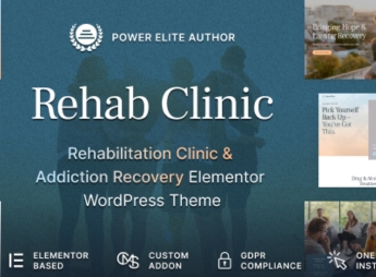 Rehab Clinic – Addiction Recovery Center WordPress Theme