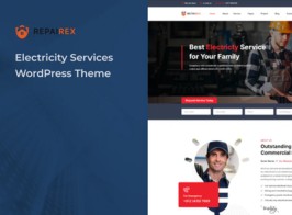 Repairex – Electricity Services WordPress Theme + RTL