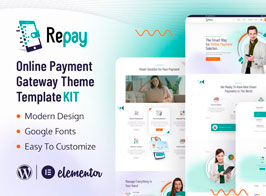 Repay | Payment Gateway Elementor Template Kit