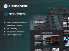 Residenza – Real Estate & Property Elementor Template Kit