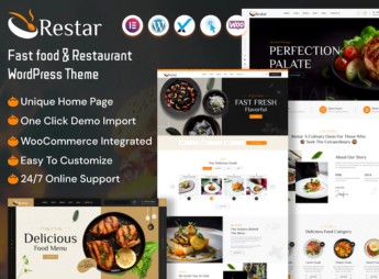 Restar – Fast Food & Restaurant WordPress Theme