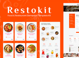 Restokit – Food & Restaurant Elementor Template Kit