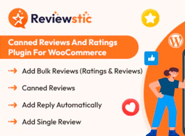 Reviewstic – Canned Reviews and Ratings Plugin for WooCommerce