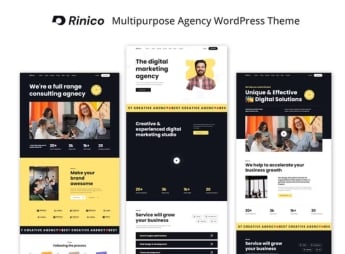Rinico – Multipurpose Agency WordPress Theme