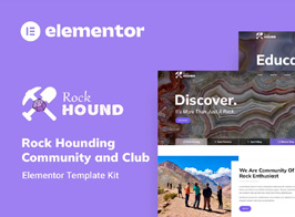 Rockhound – Rock Hounding Community Club Elementor Template Kit