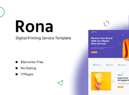 Rona – Digital Printing Service Template Kit