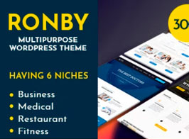 Ronby | 6 Niche Business Multi-Purpose WordPress Theme