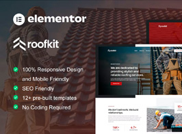 RoofKit – Roofing Services Elementor Pro Template Kit