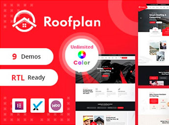 Roofplan – Roofing Services WordPress Theme + RTL