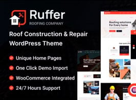 Ruffer – Roof Construction & Repair WordPress Theme