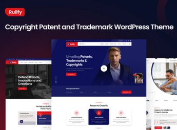 Rulify – Intellectual Property Consultancy Law Firm WordPress Theme