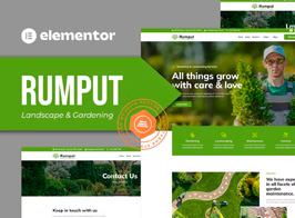 Rumput – Landscape & Gardening Services Elementor Template Kit