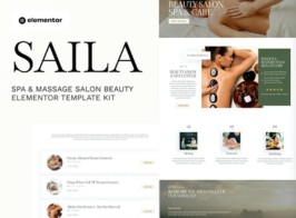 Saila – Spa & Massage Salon Beauty Elementor Template Kit