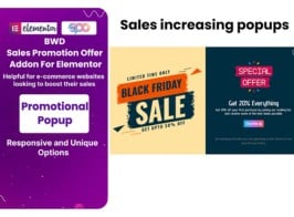 BWD Sales Promotion Offer Addon For Elementor
