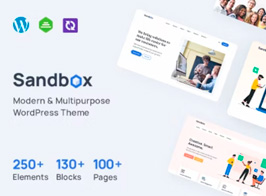 Sandbox – Modern & Multipurpose WordPress Theme