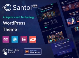 Santoi – AI Agency and Technology WordPress Theme