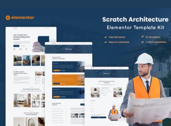 Scratch – Architecture Company Elementor Template Kit
