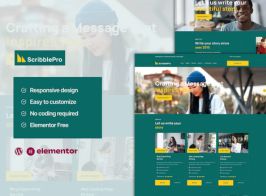 Scribble – Content Writing Service Elementor Template Kit