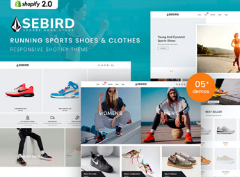 Sebird – Sports Shoes Responsive Shopify 2.0 Theme
