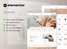 Seruni – Jewelry Store WooCommerce Elementor Pro Template Kit